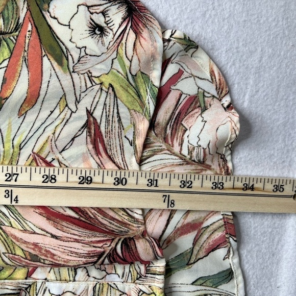 Spense‎ Tropical Floral Shirt Dress Tunic Tank Blouse Size S - Picture 6 of 8